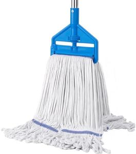 KeFanta Commercial Mop 60 inch Heavy Duty Industrial Wet Mops with Long Handle,Looped-End String Cotton Mop for Home, Kitchen,Garage,Office and Concrete/Tile Floor Cleaning