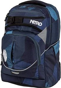 Nitro Snowboards Superhero Mochila, Fragments Azul, 44 cm