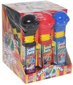 KIDSMANIA SUCKER PUNCH CANDY LOLLIPOP 0.42 oz Each ( 12 in a Pack )