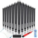 CHAMPKEY Y-LITE Golf Grips (Black, Midsize)