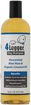 4-Legger Certified Organic Hypoallergenic All Natural Aloe Dog Shampoo - Unscented - Gentle Moisturizing - Conditioning for Soothing Relief of Dry Itchy Sensitive Allergy Skin - Made in USA - 16 oz