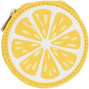 Miamica Women's Pill Case, Lemon Round, Yellow