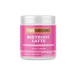 Beet Root Latte w/ Cordyceps, Ginger Root, Ceylon Cinnamon - Post Workout Recovery Latte. Energy, Endurance, Sexual Health, Mushroom Coffee Substitute Alternative, Caffeine Free - 125 grams, 30 Servings. Made in Ontario, Canada