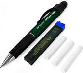 Faber-Castell Grip Plus Mechanical Pencil - 0.7mm - Green Barrel + Super-Polymer 0.7mm HB Leads + Eraser Refills