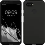 kwmobile Case Compatible with Google Pixel 3 Case - Soft Slim Protective TPU Silicone Cover - Black