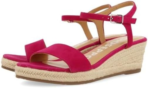 GIOSEPPO Xarre, Sandalo Espadrillas con Zeppa Donna, Fucsia, 40 EU