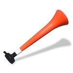 FUN FAN LINE - Pack x3 Plastic Trumpets/Vuvuzela stadium horn for soccer and sports events. Soccer fan trumpet. Noisy air horn for cheerleading and animation. (Netherlands)