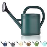 Watering Can 1 Gallon for Indoor Plants, Garden Watering Cans Outdoor Plant House Flower, Gallon Watering Can Large Long Spout with Sprinkler Head (Green)