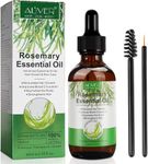 Rosemary Oil for Hair Growth, Essential Skin, Face, Care, Eyebrow and Eyelash Growth 100% Pure Natural, Aromatherapy, Diffuser, Conditioner Women Men, 60ML