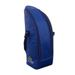 Outer Woods Insulated 1.5 Bottle Cooler Bag | with 2 Units of Ice Gel Pack | for Wine, Beer, Whisky and All Kinds of Bottles (Navy Blue)