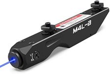 Votatu M4L-B Blue Laser Sight Compatible with M-Lok Rail Surface, Ultra Low-Profile Tactical Rifle Compact Blue Dot Laser Beam with Strobe Function Magnetic Rechargeable