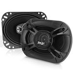 Pyle Universal Car Stereo Speakers - 400W 6” x 8” Triaxial Loud Pro Audio Speaker OEM Quick Replacement Component Vehicle Door/Side Panel Mount Compatible PL6183BK (Pair)