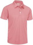 TACVASEN Men's Breathable Polo Shir