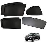 Kozdiko Car Window Custom Fit Sun Shades Fix with Dicky Non Magnetic Curtains Mesh Compatible for Toyota Fortuner (2016-Present)