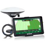 MYACUC Tractor GPS Navigator 7" Touch Screen GNSS Agricultural Navigator Suitable for Spraying Plowing and Sowing Farmland Activities Automatic Positioning Farming GPS