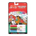 Melissa & Doug on The Go Magi Color Coloring Pad: Farm Animals-18 Pages, 4 Markers