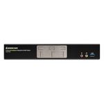 IOGEAR KVMP 2-Port 4K Dual View DisplayPort Matrix with USB 3.1 Gen1 Hub and Audio � 4096x2160 @ 60Hz � Mouse Crossover Switching � 7.1 Audio Mixer � Windows MacOS Linux - TAA Compliant - GCMS1922