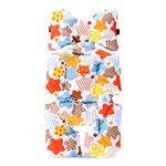 Motherly Baby Seat Cushion for Stroller & Chair | Stroller Seat Cushion for Multiple Baby Carriers (Blue Star)