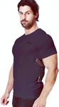 Men's Concealed Carry Underarm Holster Shirt Stretch Tight Tactical T-Shirt - Conceal Carry Bottom Shirts