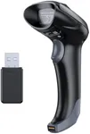 TEEMI QR Bluetooth Barcode Scanner, 1D 2D Wireless USB Imager for iPhone ipad Andriod Smartphone Tablet Mac Windows PC, Support PDF417 Driver License, Stable Bluetooth 5.0 Technology, with USB Dongle