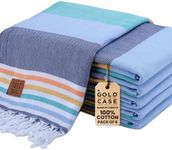 Gold CASE Turkish Beach Towel Set o