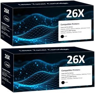 26X CF226X High Yield Toner Cartridge 2 Pack (18,000 Pages) for HP 26X 26A