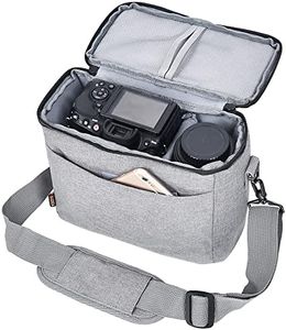 FOSOTO Funda Bolsa Cámara Réflex para Canon EOS Rp R5 R6 M50 2000D 4000D Sony A6400 A7 III Nikon D3500 D5600 D7500 Fujifilm Xt3 Xt4 Olympus Em5 Em10