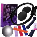 Pilates Equipment for Home Workouts Pilates Ring and Ball Set Resistance Bands & More Perfect for Home Pilates Equipment