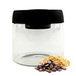 Iconique Glass Vacuum Storage Jar with Airtight Seal | Kitchen Canister, Preserve Ingredients | Leak-proof Pressured Container, Pantry Organisation | Ideal for Coffee, Pasta & Spices (500ml)