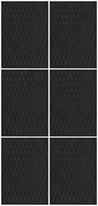 AQUBONA Non-Slip Deck Pad Grip Mat，6 Pieces 14 * 10 in Adhesive Trimmable EVA Traction Anti-Slip Foam Pad Sheet for SUP, Boat Decks, Kayaks, Surfboards, Standup Paddle Boards, Skimboards