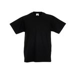 Fruit of the Loom Childrens/Kids Original Short Sleeve T-Shirt (9-11 Years) (Black)