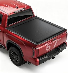 WOLFBOX Power Retractable Tonneau Cover for 2022-2026 Toyota Tundra. Fits 5'7" Bed. Electric Aluminum Truck Bed Cover with Anti-Theft Remote Control & App Pickup Accessories(Not for Trail Editions)