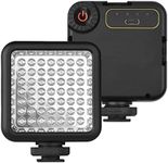 Domary IR49S Mini IR Light Infrared Photography Light for Video Camera Camcorder Built-in Rechargeable Battery with 3 Cold Shoe Mount for Vlog Video Recording