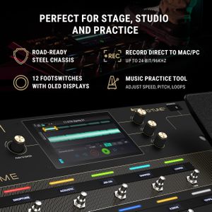 HeadRush Prime Multi-Effects Guitar Pedal – Amp Modeling & FX
