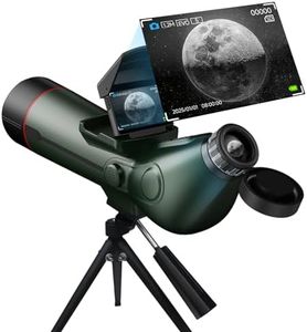 Telescope, Dual-Screen Telescope for Adults and Experienced Users, All-in-One Professional Refractor Telescopes Camping Outdoor Planet Exploration Astronomy Bird Watching