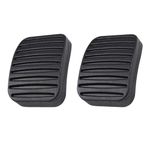 Brake/Clutch Pedal Pad Cover Compatible with Vauxhall Corsa D E Meriva Adam 93188880 2Pcs