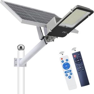 SUSVQLXG Outdoor Solar Street Light, Commercial Solar Safety Light IP65, with Remote Control Dusk to Dawn Parking lot Light, Suitable for courtyards, Streets, Gardens, Basketball Courts, and Farms.