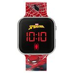 Spiderman Boy's Digital Quartz Watch with Silicone Strap SPD4719ARG