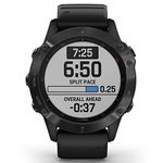 Garmin Fenix 6 Pro, Premium Multisport GPS Watch, Features Mapping, Music, Grade-Adjusted Pace Guidance and Pulse Ox Sensors, Black