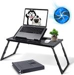 Laptop Stand For Bed With Fan