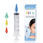 TopQuaFocus Ear Wax Removal Ear Cleaning Kit Cleaner Irrigation Flusher Tool Good Silicone Nozzle Reusable Household Universal Cleaning Kit