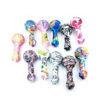 Colorful Silicone Smoking Pipes with Inner Glass Bowl