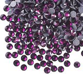 HTVRONT Purple Hotfix Rhinestones, 1440pcs - Bright Color, Shining Flatback Rhinestones for Crafts & Decoration, 4.6-4.8mm