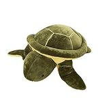 Sea Turtle Plush Toy, Cartoon Plush Tortoise Lovely Green Big Eyes Turtle Soft Stuffed Animal Toy Jumbo Sea Turtle Giant Plush Toy, Turtle Stuffed Animal Green Sea Turtle Toy Safari Jungle Animal