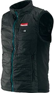 Makita DCV202ZL 14.4V to 18V Li-ion LXT Heated Vest - Batteries and Charger Not Included, Black