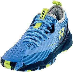 YONEX Women's Fusion Rev 4 All Court Tennis Shoes (Navy/Saxe, us_Footwear_Size_System, Adult, Women, Numeric, Medium, Numeric_8_Point_5)