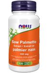 NOW Supplements Saw Palmetto Extract 160mg Softgels, 120 Count