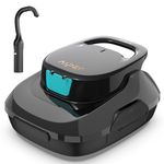 AIPER Scuba SE Cordless Pool Cleaner, Upgrade 95-Min Runtime, Smart Self-Parking, Pool Vacuum for Above-Ground Pools up to 860 Sq.ft, Black