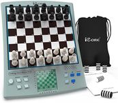 iCore Chess Set Travel Magnetic Checkers Board Electronic No Stress Teaching Game for Kids Adults