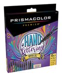 Prismacolor Premier Hand Lettering Brush Set, Assorted Brush Tip Illustration Markers, Graphite Pencil, Eraser, 13 Count